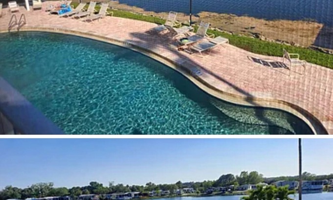 Bradenton RV Rental | Large 41ft RV PET FRIENDLY, sleeps 4, property has 2 pools jacuzzi. Glamping!