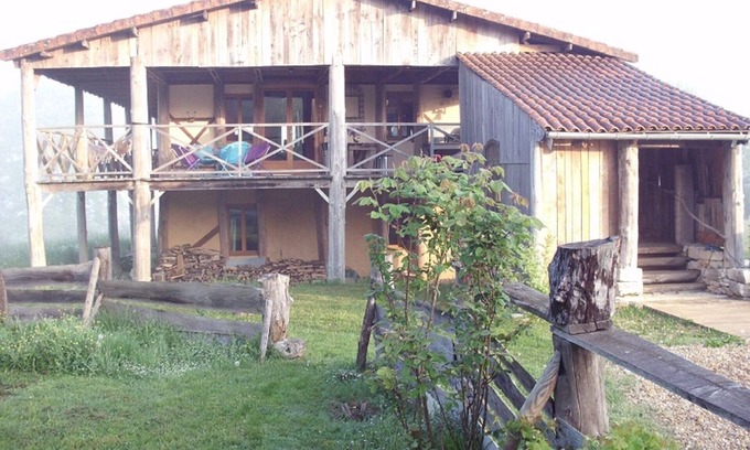 Saint-Martial-d'Albarede House | Large 170m2 ecological house with 120m2 sheltered balcony in a quiet location