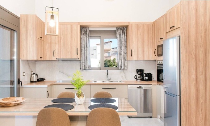 Mourniai Villa | Large Group or Family Estate with Private Pool and Sea View Close to Chania City