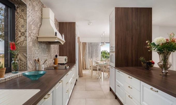 Kastel Stari Villa | large holiday villa rental near split, Croatia vacation villa with pool, air conditioning, walk to town villa Croatia