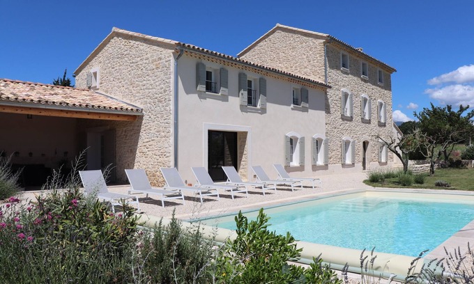 Caromb Other | Large Provencal farmhouse, heated pool at the foot of Mont Ventoux