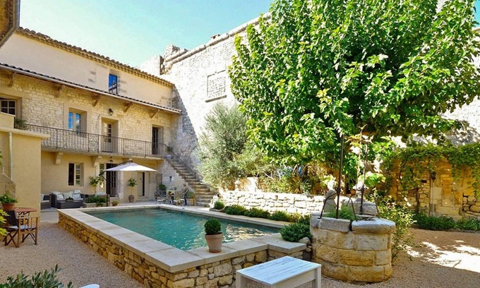 Blauzac House | Large village house with heated swimming pool, Uzes, Provence