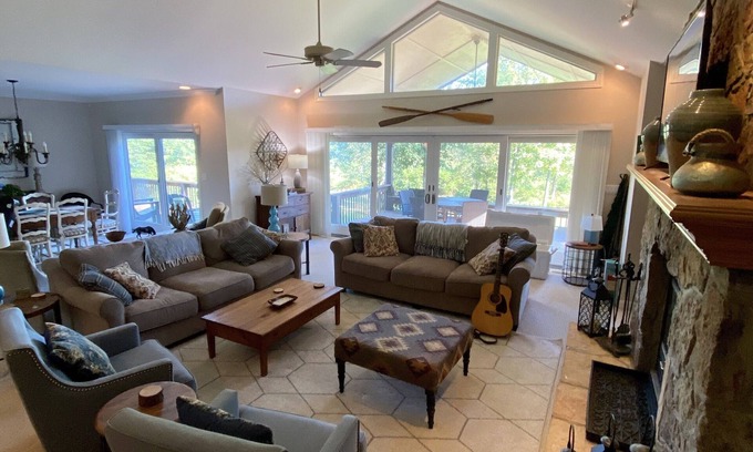 Higden House | Last minute cancellation! King suite, Easy lake and ramp access, Large deck!