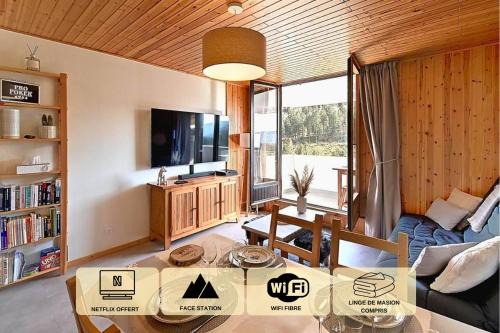 La Bresse Apartment | Le Cocoøn, balcon, vue station