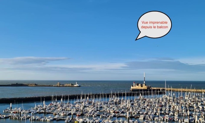 Downtown Le Havre Apartment | LE COCON DE JADE, LA MER A PERTE DE VUE