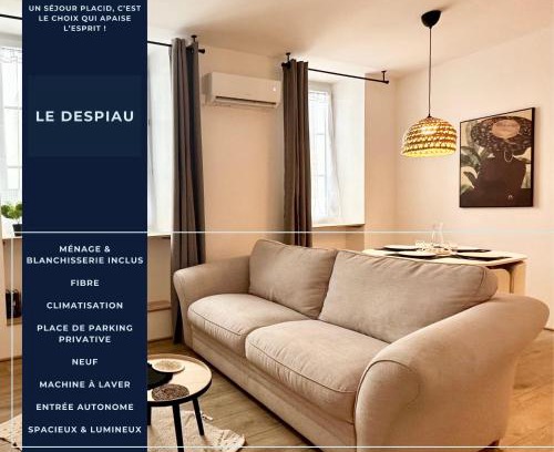 Mont-de-Marsan Apartment | Le Despiau - Parking - Clim - Fibre - Proche Base