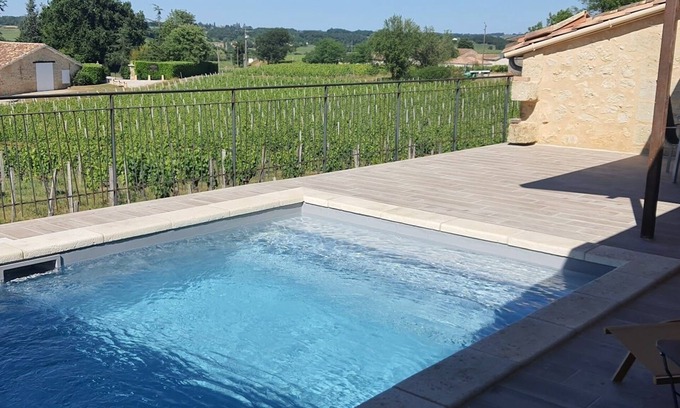Saint-Christophe-des-Bardes House | Le Panoramique - 5 mn de Saint Emilion