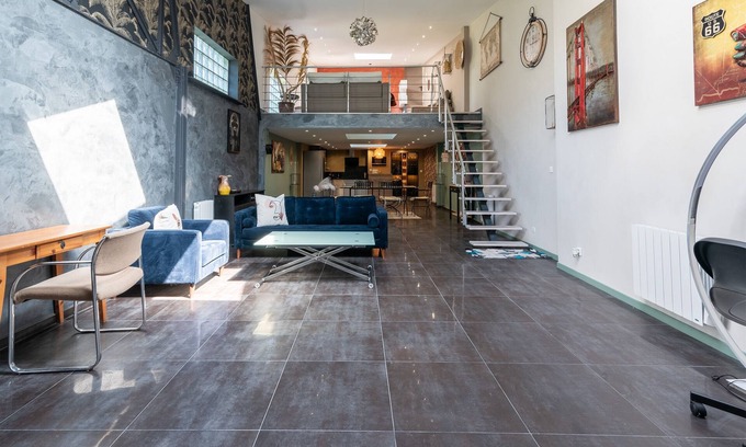 Deuil-la-Barre Apartment | Le Loft Majestueux - Loft de 250 m² avec parking