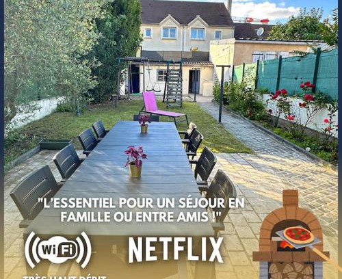 Argenteuil Apartment | Le Pavillon - Parking - Jardin - Four à pizza