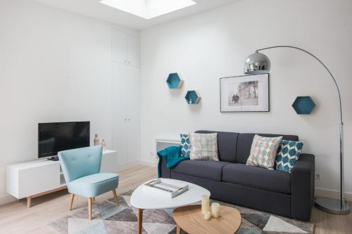 Quartier de Javel Apartment | Le Scandinave, F3 avec terrasse, Villa Saint Charles
