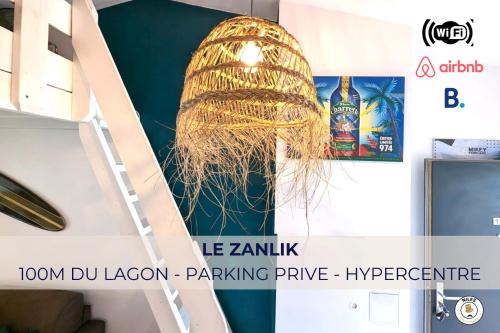 Saint-Leu Apartment | Le Zanlik - Rare, 100m du Lagon, Hypercentre Saint-Leu