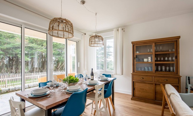 Sables-d'Or-les-Pins House | Les Roches Plates - Maison familiale avec vue mer