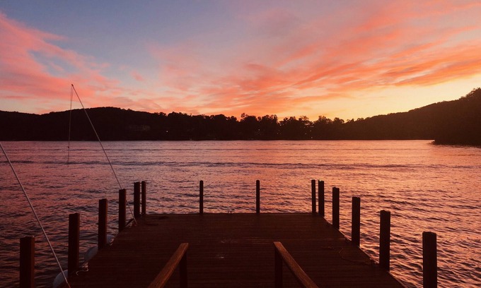 Brookfield House | Level, Direct Lakefront, Expansive Western Views, Beach On Candlewood Lake