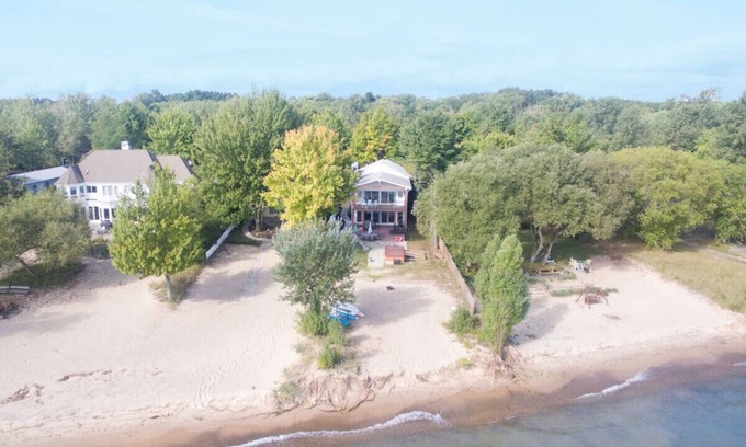 Port Sanilac House | Libby's Cove - Swim spa open all year! kayaks&more