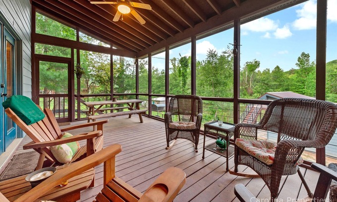 Landrum House | Lily Pad Lakehouse by Carolina Properties-Lake Lanier Lakefront, Fire Pit, Kayak