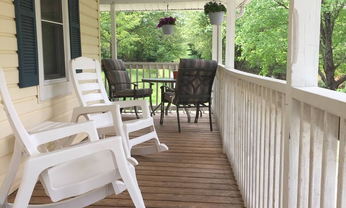 Rutherfordton Cottage | Little Yellow House at Holly Ridge Farm- near TIEC