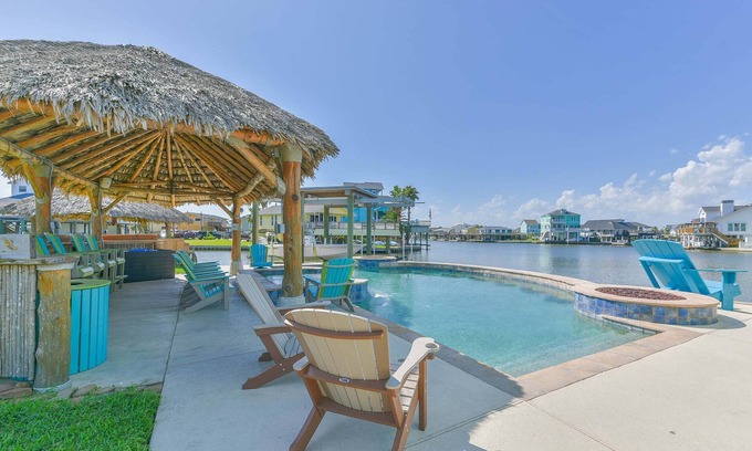 Jamaica Beach House | Livin' the Dream | Canal, Pool, Hot Tub, Tiki Hut!