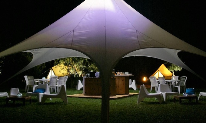 Solaro RV Rental | Lodge tents by the sea