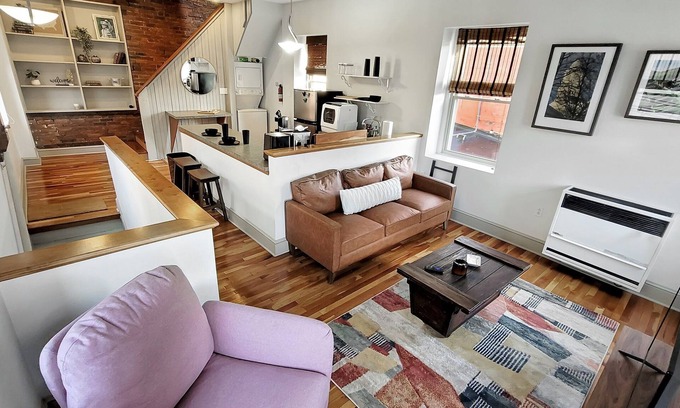 Pottsville Apartment | Loft Apartment in Heart of Yuengling Downtown!