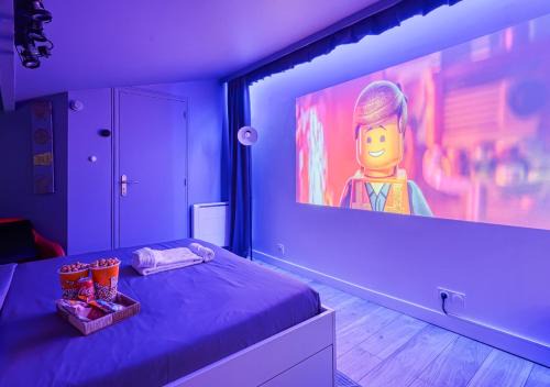Melun Apartment | Loft Premium - Rétro Gaming & Cinéma - Centre Melun