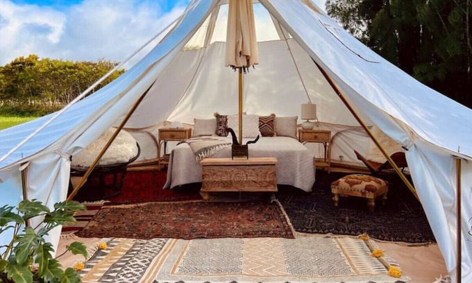 Hawi RV Rental | Lokahi · Cozy Bell Tent - Lokahi - on Hawi Nani Ranch