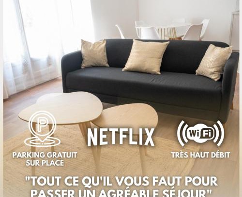 Beziers Apartment | Loustalot - Appartement lumineux 3 chambres - Parking Gratuit