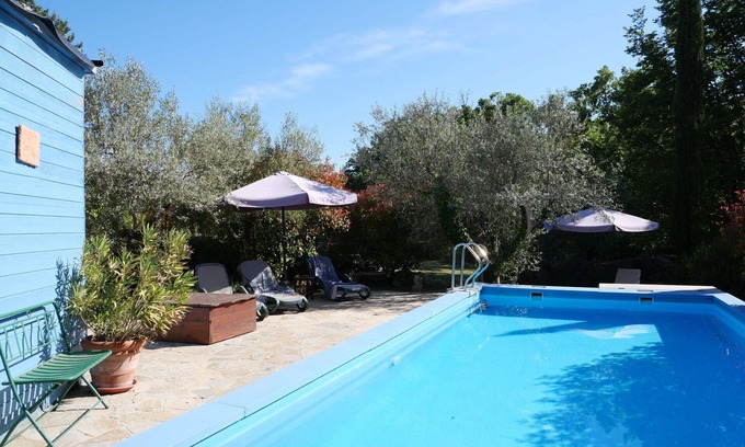 Montieri House | Lovely apartment in villa for 4 guests with pool, terrace and pets allowed