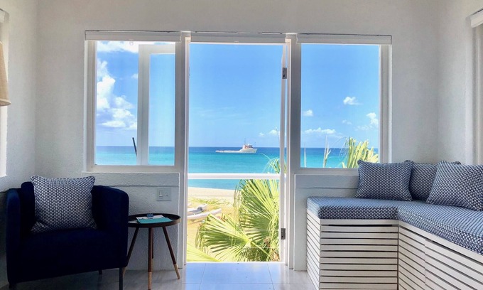 Cades Bay House | Lovely Beachfront Suite, all private with an amazing view & no restrictions