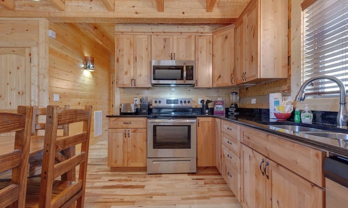 Chalet Village North Cabin | Lover's Hideaway by Jackson Mountain Rentals