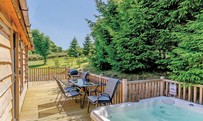 Ashover Ski Chalet | Luxurious lodge with stunning countryside views.