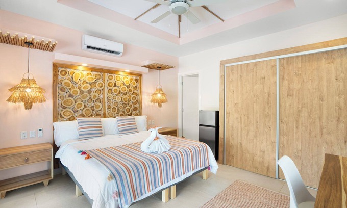Potrero Hotel | Luxurious room poolside with Rain Shower, Near Beaches, Gameroom, Exotic Birds