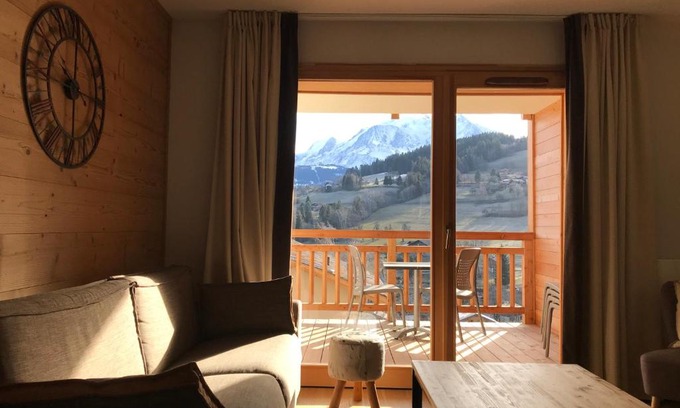 Combloux Apartment | Luxury 2 Bedroom Apartment with view of Mont Blanc