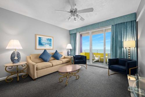 Brush - Stewarts House | Luxury 6th Floor 1 BR Condo Direct Oceanfront Wyndham Ocean Walk Resort Daytona Beach | 610