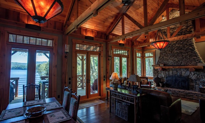 Robbinsville House | Luxury Lakefront Retreat, Breathtaking Views from Every Window
