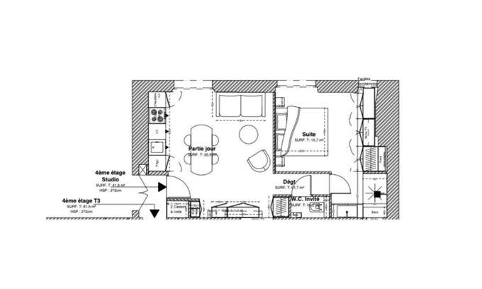 Saint-Germain-l'Auxerrois Apartment | luxury one bedroom apartment on Rue de Rivoli