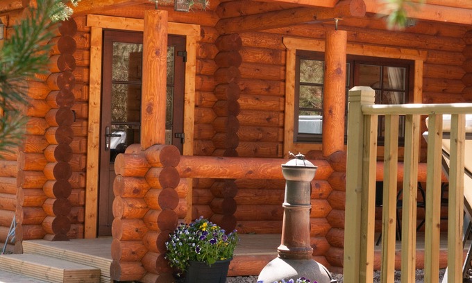 Morpeth Cabin | Luxury Scandinavian Log Cabin With Huge Private Hot Tub
