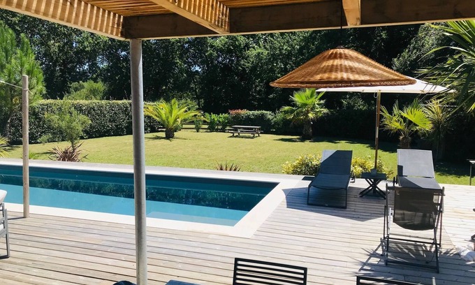 Angresse House | Luxury villa 5km from the ocean, at the edge of the forest