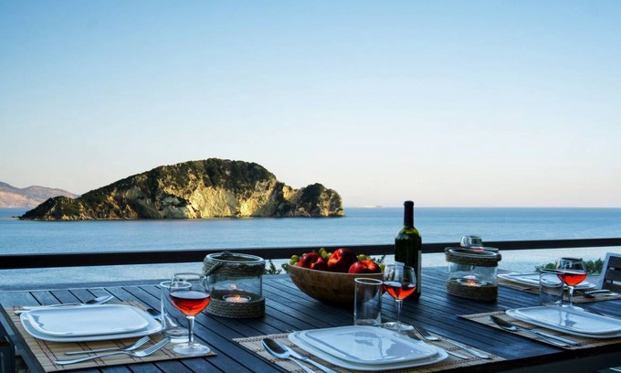 Marathias Villa | Luxury Zakynthos Villa SeaViews Deluxe Suite with Private Pool Keri