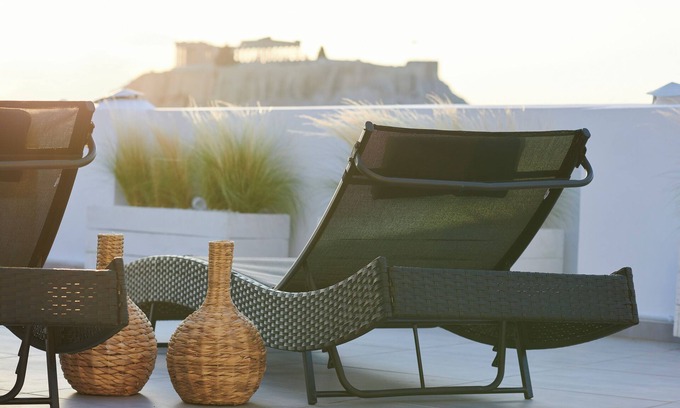 Mets Apartment | Ma Maison Acropolis Mansion, Suite N°7,Roof Garden