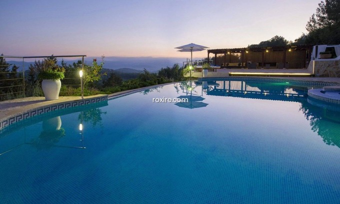 Sant Antoni de Portmany Villa | Magnificent Villa Beia with pool, barbecue, gym, billiards, tennis and football table