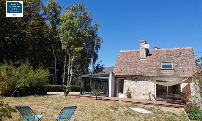 Colleville-Montgomery House | Maison Classée Meublé Tourisme 3 Dans Parc Arboré, Idéale Vacances/télétravail