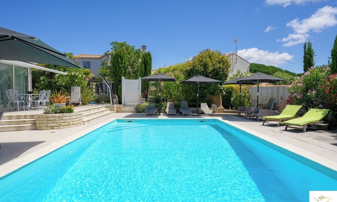 Le Bois-Plage-en-Re House | Maison de Qualité Hotellière au Bois Plage en Ré Piscine Partagée, Climatisation