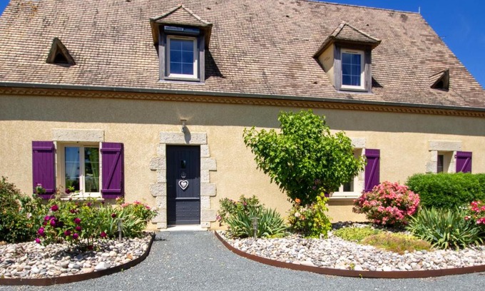 Rampieux House | Maison spacieuse avec piscine chauffée, grand jardin et équipements bébé en Dordogne - FR-1-616-267