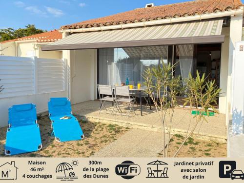 Bretignolles-sur-Mer House | Maison Tout Confort avec Mezzanine à 300m de la Plage - Wifi, Terrasse, Parking Privé - FR-1-231-246