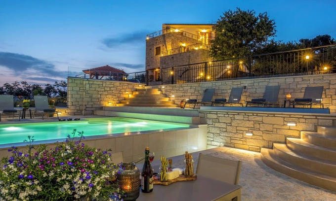 Kefalas Villa | Maria's panoramic seaview Villa