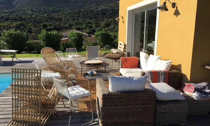 Marine de Saint Ambroggio House | Marine de Santambroggio: villa for 8 people with swimming pool
