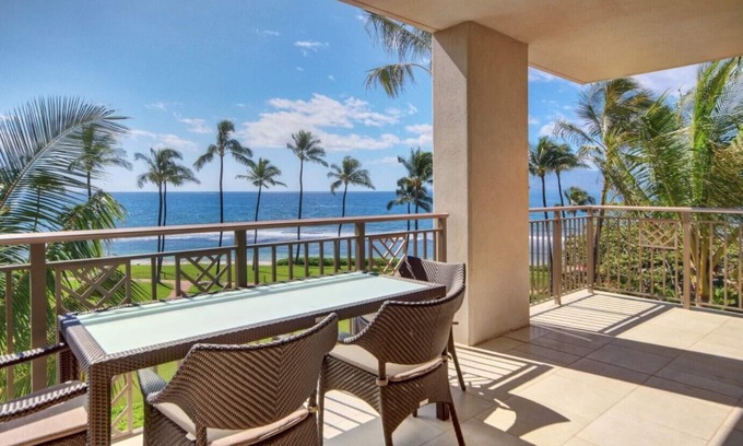 Kaanapali Villa | Maui Resort Rentals: Hyatt Residence Club – 3BR Oceanfront Lower Floor VIlla