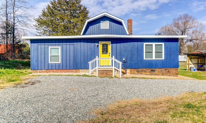 Mebane House | Mebane Vacation Rental w/ Fire Pit & Yard!