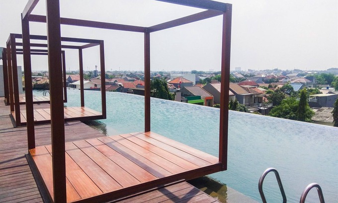 Pekayon Jaya Apartment | Minimalist and Comfy 1BR Grand Kamala Lagoon Apartment