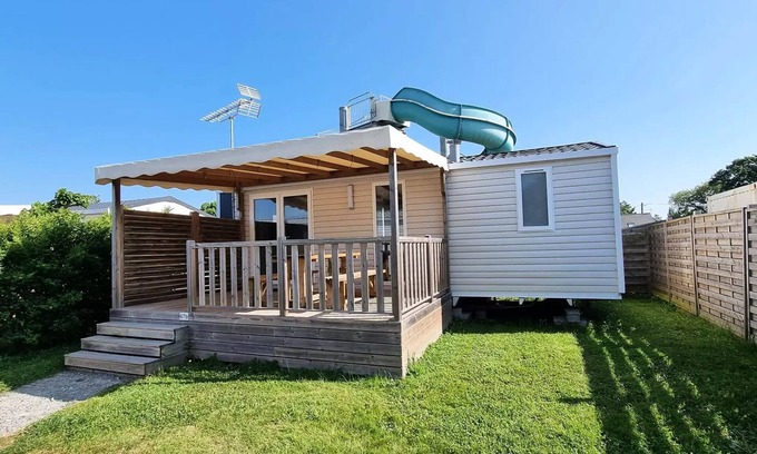 Saint-Molf House | Mobil-Home ELEGANCE 4 Rooms 6 People + TV + 2 bathrooms